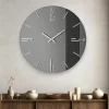 Orologi Da Parete Moderni-Selezionato da Mazzolaluce Orologio da muro mantra in vetro fume 60cm rotondo design moderno