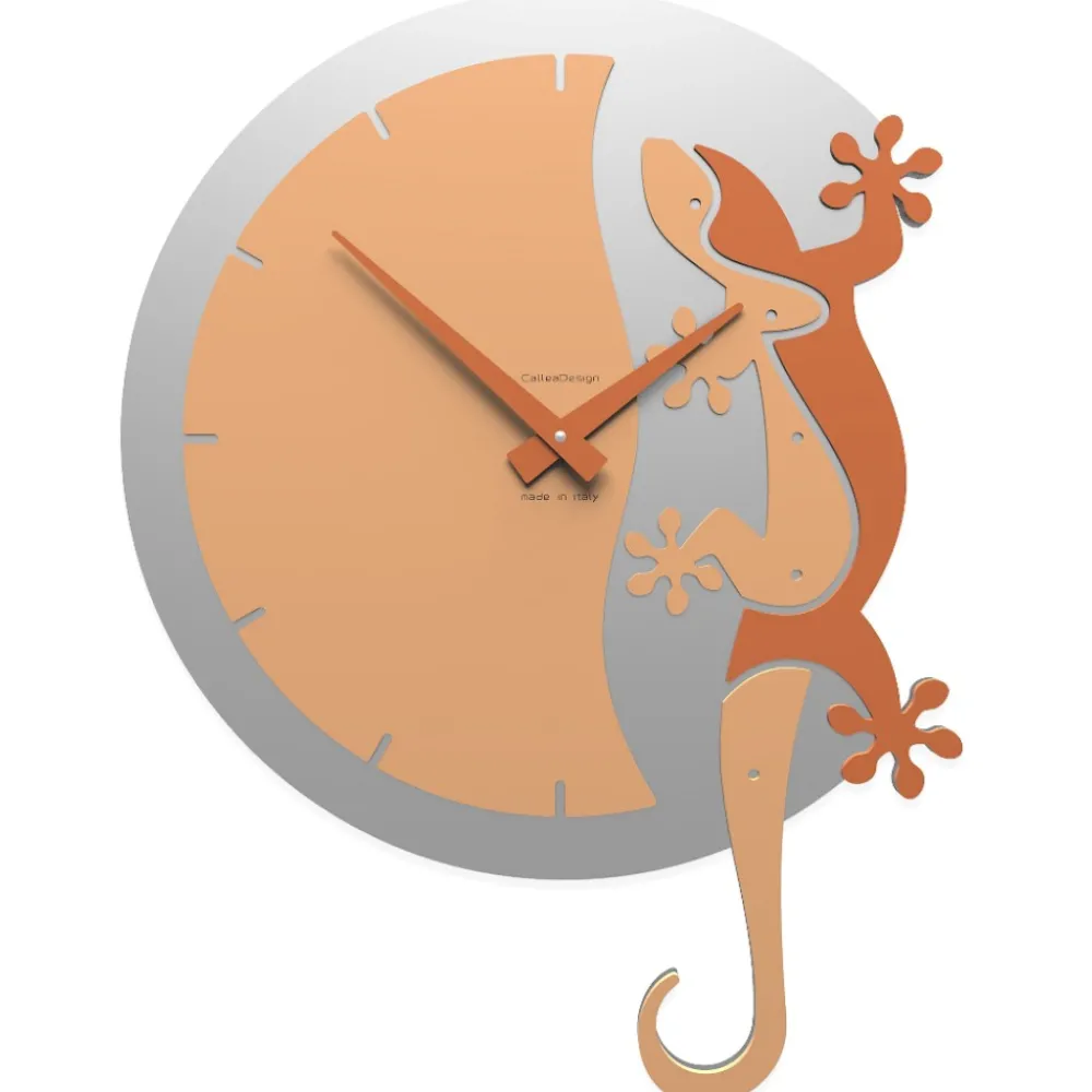 Orologi Da Parete Moderni-Selezionato da Mazzolaluce Orologio da muro moderno legno pesca chiaro