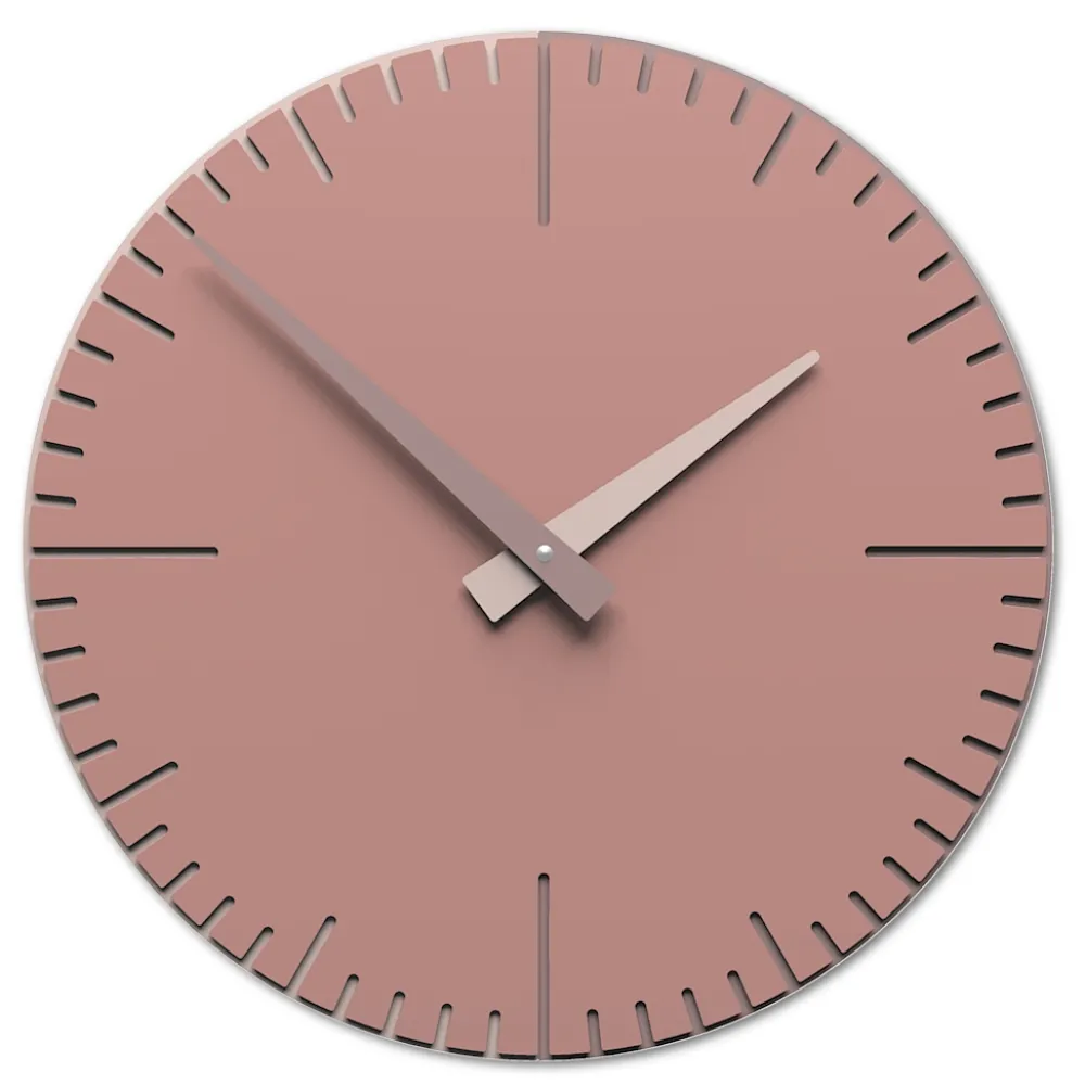 Orologi Da Parete Moderni-Selezionato da Mazzolaluce Orologio da muro particolare rosa nuvola in legno taglio laser