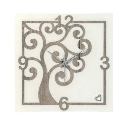 Orologi Da Parete Moderni-Bongelli Preziosi Orologio da parete albero della vita rovere