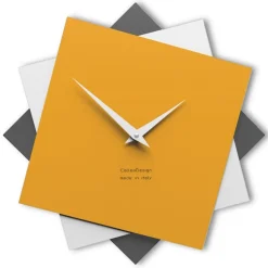 Orologi Da Parete Moderni-Selezionato da Mazzolaluce Orologio da parete 35cm design moderno melone bianco grigio