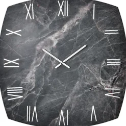 Orologi Da Parete Moderni-Selezionato da Mazzolaluce Orologio da parete 90cm effetto marmo nero di grandi dimensioni