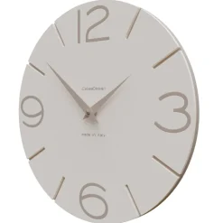 Orologi Da Parete Moderni-Selezionato da Mazzolaluce Orologio da parete 30cm legno lino moderno