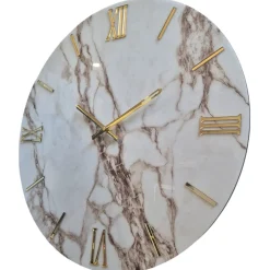 Orologi Da Parete Moderni-Selezionato da Mazzolaluce Orologio da parete 60cm marmy in resina design moderno
