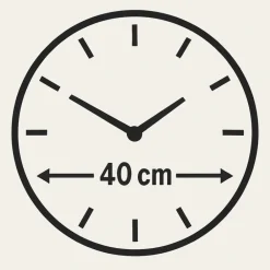 Orologi Da Parete Moderni-Selezionato da Mazzolaluce Orologio da parete 40cm resina effetto marmo grigio oro nero