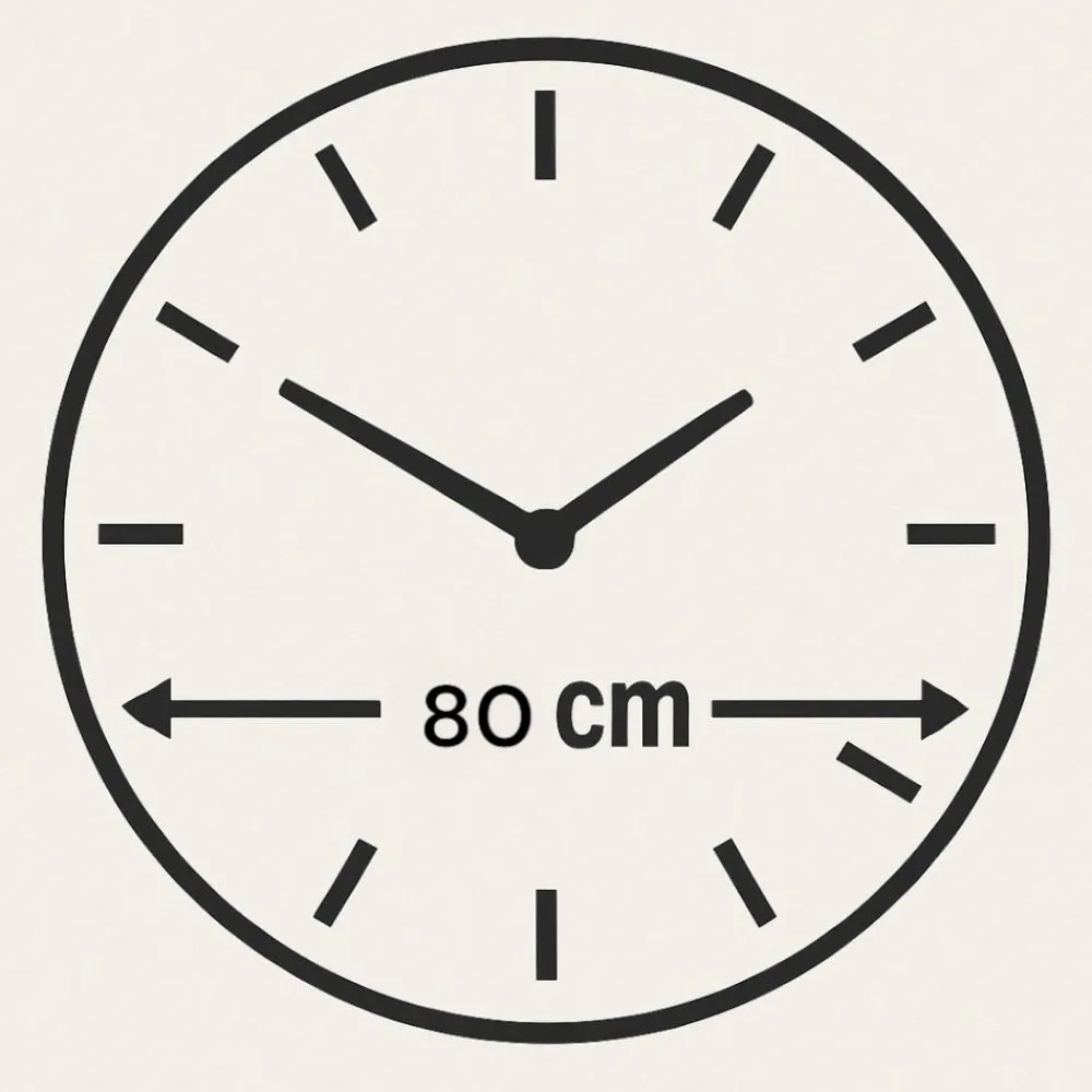 Orologi Da Parete Moderni-Selezionato da Mazzolaluce Orologio da parete 80cm specchiato fume effetto marmo grigio scuro
