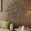 Orologi Da Parete Moderni-Selezionato da Mazzolaluce Orologio da parete design fili colore fango moderno 70cm