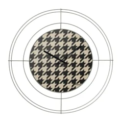 Orologi Da Parete Moderni-Selezionato da Mazzolaluce Orologio da parete design geometrico rotondo metallo sabbia