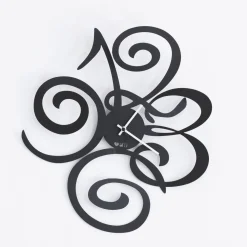 Orologi Da Parete Moderni-Selezionato da Mazzolaluce Orologio da parete design metallo nero numeri moderni