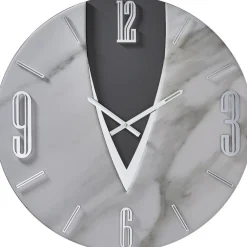 Orologi Da Parete Moderni-Selezionato da Mazzolaluce Orologio da parete design moderno luna effetto marmo 60cm