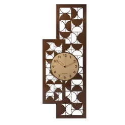 Orologi Da Parete Moderni-Selezionato da Mazzolaluce Orologio da parete design moderno caramello e oro laccato