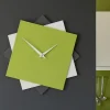 Orologi Da Parete Moderni-Selezionato da Mazzolaluce Orologio da parete design moderno verde mela originale