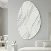 Orologi Da Parete Moderni-Selezionato da Mazzolaluce Orologio da parete design 72x110 resina effetto marmo bianco grigio
