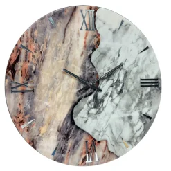 Orologi Da Parete Moderni-Selezionato da Mazzolaluce Orologio da parete grande 80 cm rotondo resina per soggiorno