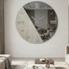 Orologi Da Parete Moderni-Selezionato da Mazzolaluce Orologio da parete grande design 100cm specchio carta da parati