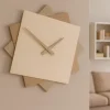 Orologi Da Parete Moderni-Selezionato da Mazzolaluce Orologio da parete grande legno 60cm lino design moderno