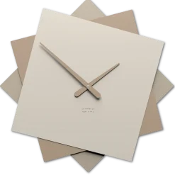 Orologi Da Parete Moderni-Selezionato da Mazzolaluce Orologio da parete grande legno 60cm lino design moderno