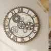 Orologi Da Parete Moderni-Bongelli Preziosi Orologio da parete ingranaggi marmo moderno