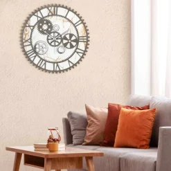 Orologi Da Parete Moderni-Bongelli Preziosi Orologio da parete ingranaggi marmo moderno