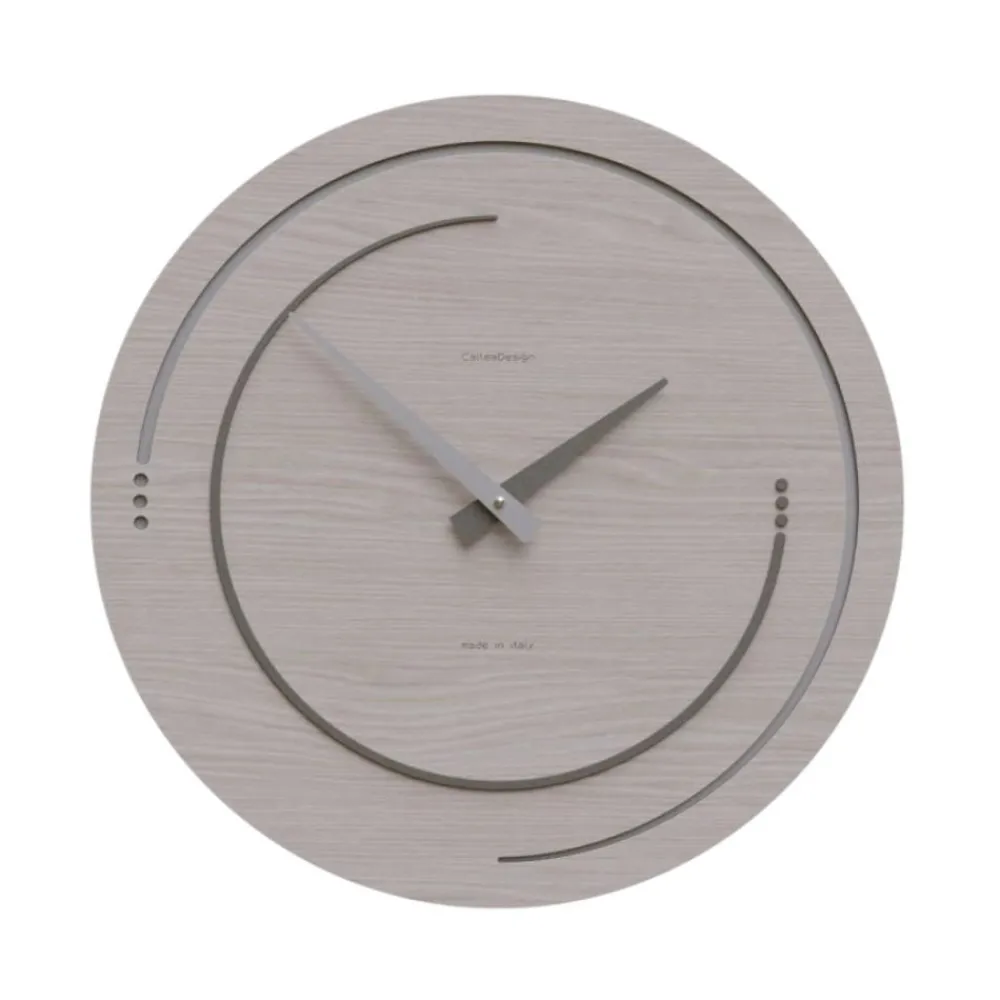 Orologi Da Parete Moderni-Selezionato da Mazzolaluce Orologio da parete legno rotondo moderno rovere