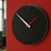 Orologi Da Parete Moderni-Selezionato da Mazzolaluce Orologio da parete moderno antracite arancione bianco