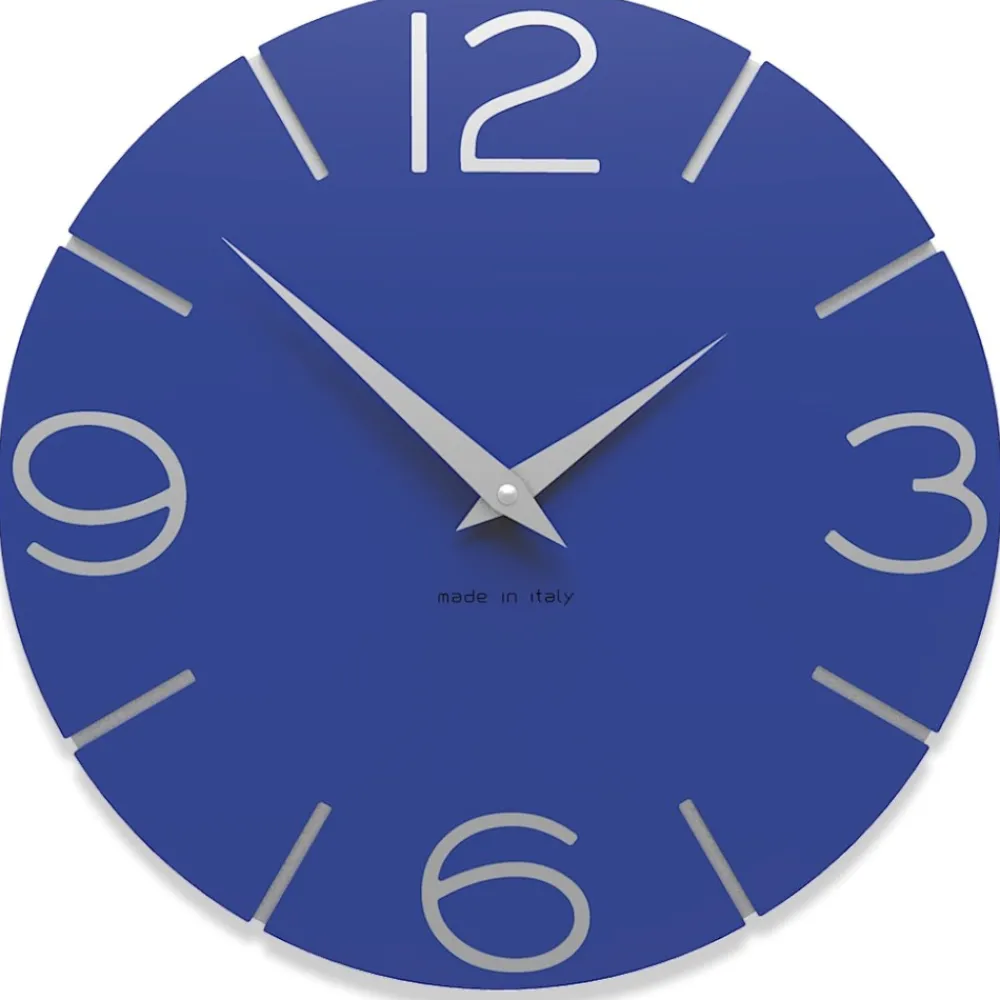 Orologi Da Parete Moderni-Selezionato da Mazzolaluce Orologio da parete moderno blu elettrico
