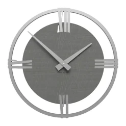 Orologi Da Parete Moderni-Selezionato da Mazzolaluce Orologio da parete moderno 30cm radica grigia