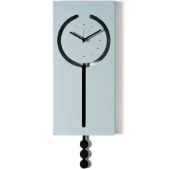 Orologi Da Parete Moderni-Selezionato da Mazzolaluce Orologio da parete moderno con pendolo cenere e nero