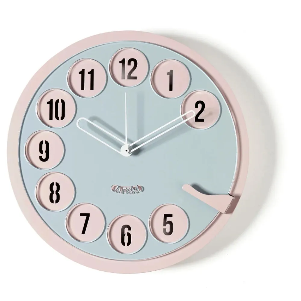 Orologi Da Parete Moderni-Selezionato da Mazzolaluce Orologio da parete moderno design telefono gelso e cenere
