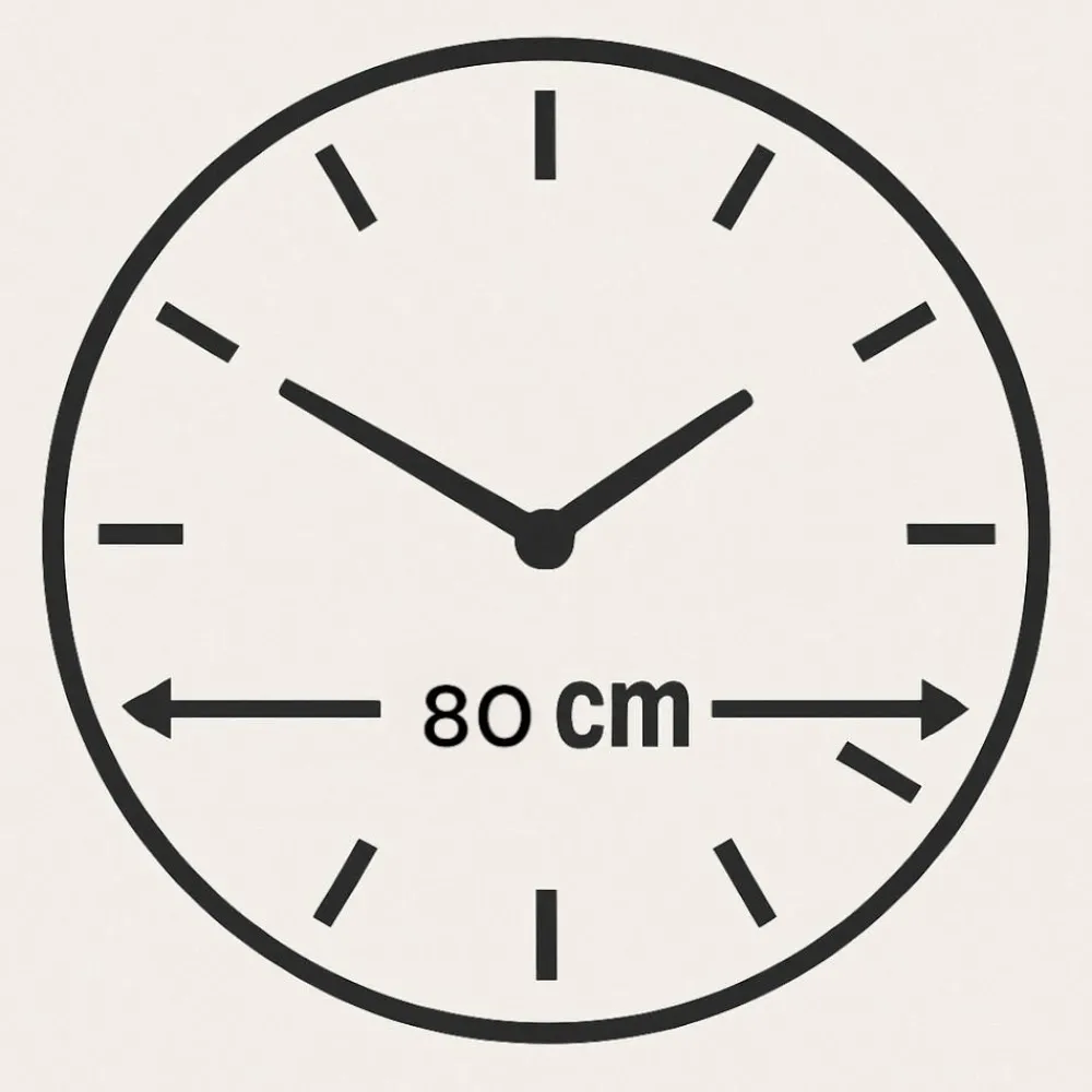 Orologi Da Parete Moderni-Selezionato da Mazzolaluce Orologio da parete moderno effetto marmo dettagli foglia oro 80cm
