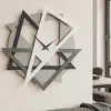 Orologi Da Parete Moderni-Selezionato da Mazzolaluce Orologio da parete moderno geometrico design bianco
