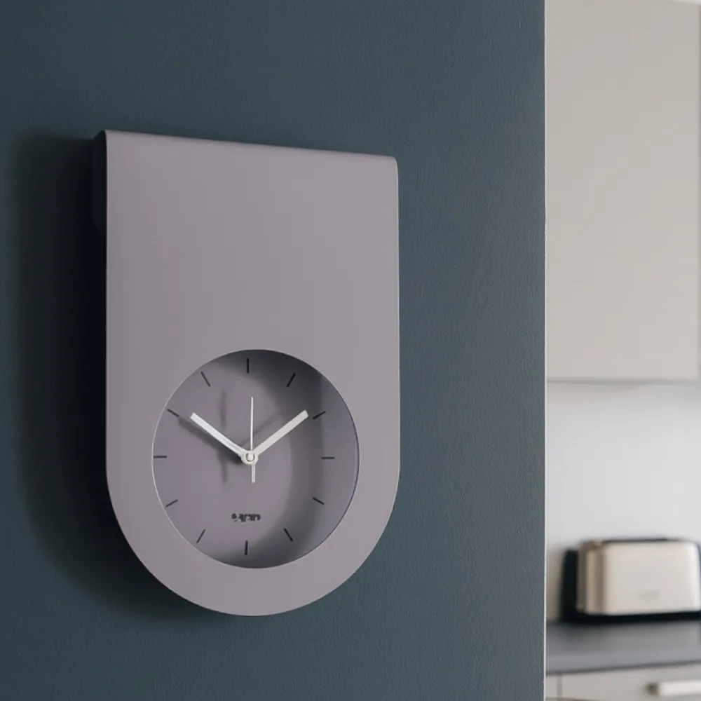 Orologi Da Parete Moderni-Selezionato da Mazzolaluce Orologio da parete moderno glicine design tondo