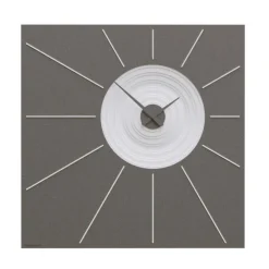 Orologi Da Parete Moderni-Selezionato da Mazzolaluce Orologio da parete moderno in legno grigio quarzo moderno
