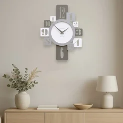 Orologi Da Parete Moderni-Selezionato da Mazzolaluce Orologio da parete moderno per cucina design bianco