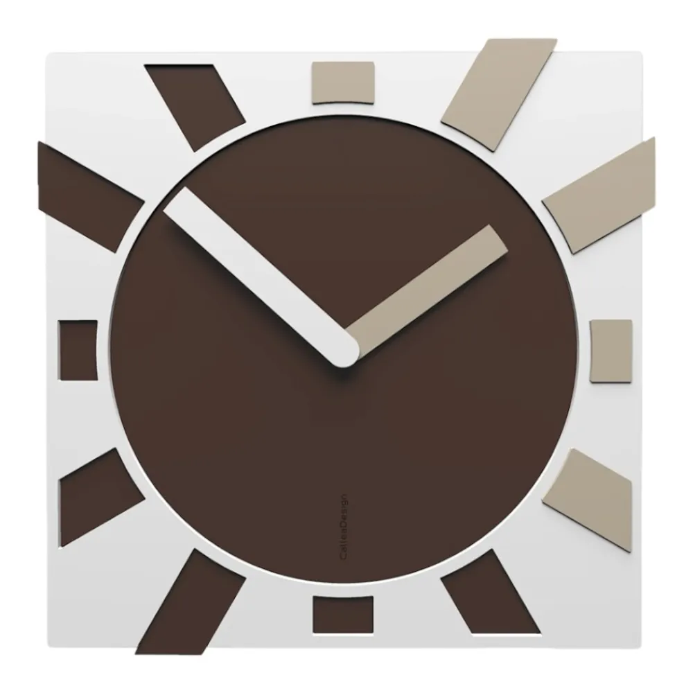 Orologi Da Parete Moderni-Selezionato da Mazzolaluce Orologio da parete moderno quadrato design originale