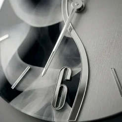 Orologi Da Parete Moderni-Selezionato da Mazzolaluce Orologio da parete moderno resina effetto marmo per soggiorno rotondo 70cm