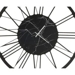 Orologi Da Parete Moderni-Selezionato da Mazzolaluce Orologio da parete moderno rotondo nero effetto marmo 90cm