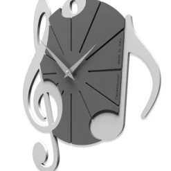 Orologi Da Parete Moderni-Selezionato da Mazzolaluce Orologio da parete musica design moderno legno bianco grigio