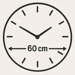 Orologi Da Parete Moderni-Selezionato da Mazzolaluce Orologio da parete onde di resina 60cm rotondo design moderno