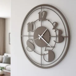 Orologi Da Parete Moderni-Selezionato da Mazzolaluce Orologio da parete originale rotondo bronzo 50cm