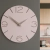 Orologi Da Parete Moderni-Selezionato da Mazzolaluce Orologio da parete rosa conchiglia design moderno