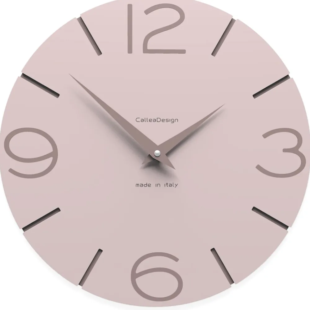 Orologi Da Parete Moderni-Selezionato da Mazzolaluce Orologio da parete rosa conchiglia design moderno