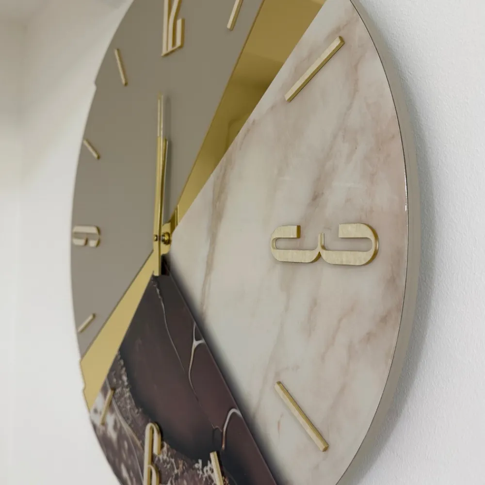 Orologi Da Parete Moderni-Selezionato da Mazzolaluce Orologio da parete rotondo 60 cm design contemporaneo