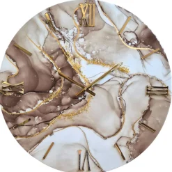 Orologi Da Parete Moderni-Selezionato da Mazzolaluce Orologio da parete rotondo 40cm moderno elegance in resina