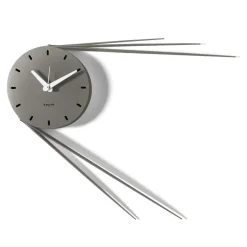 Orologi Da Parete Moderni-Selezionato da Mazzolaluce Orologio da parete rotondo design moderno color fango