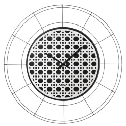 Orologi Da Parete Moderni-Selezionato da Mazzolaluce Orologio da parete rotondo moderno bianco e nero 90cm