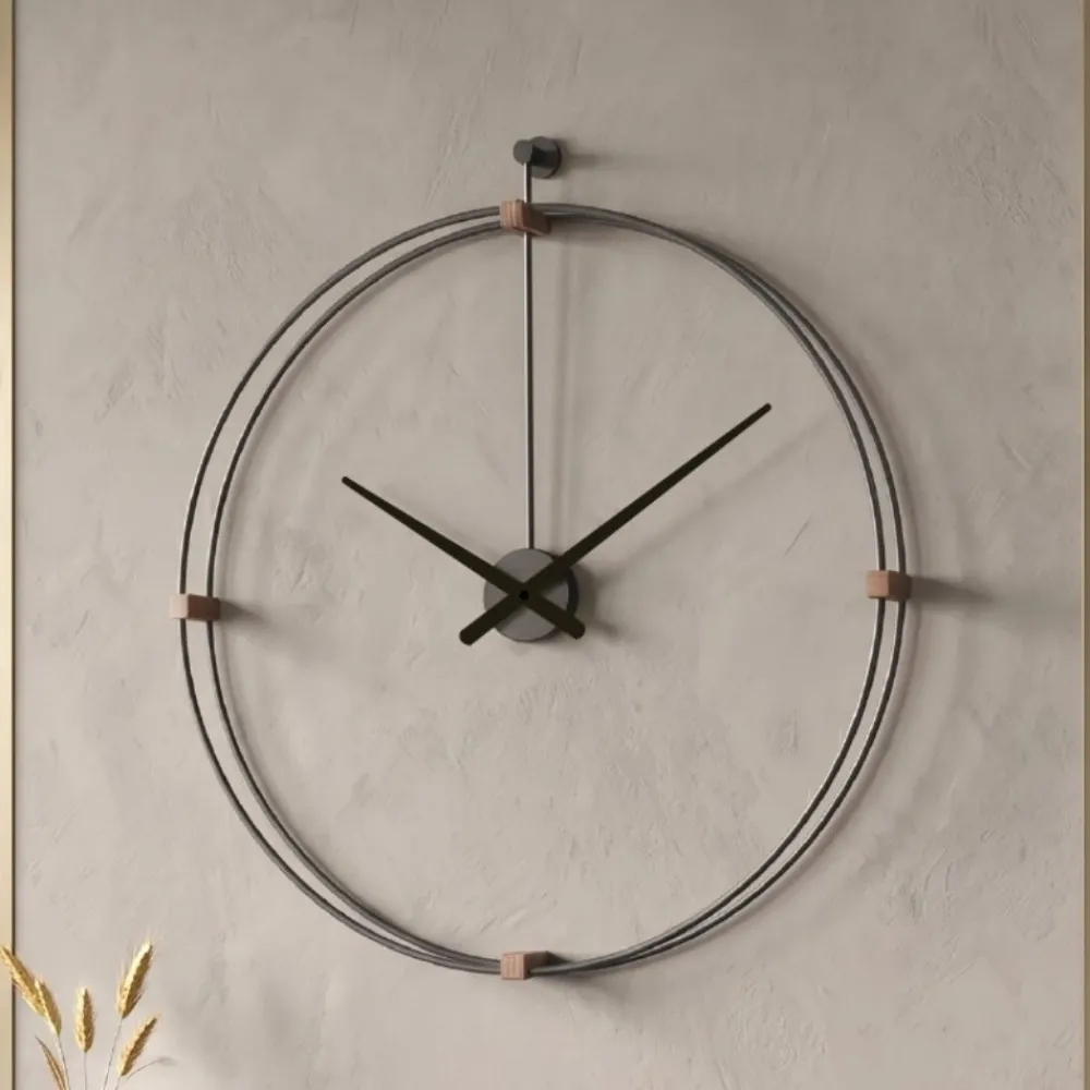 Orologi Da Parete Moderni-Selezionato da Mazzolaluce Orologio da parete tridimensionale tortora rotondo 80cm