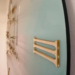 Orologi Da Parete Moderni-Selezionato da Mazzolaluce Orologio goldy 60cm per parete tondo moderno in resina oro