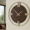 Orologi Da Parete Moderni-Selezionato da Mazzolaluce Orologio grande a parete legno cioccolato sirio