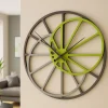 Orologi Da Parete Moderni-Selezionato da Mazzolaluce Orologio grande a parete moderno 95cm verde mela theresa